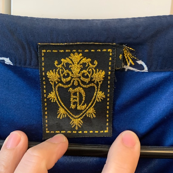 Cute Navy Vintage Dress - Picture 4 of 5